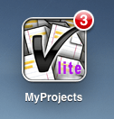 Screenshot of MyProjects Lite