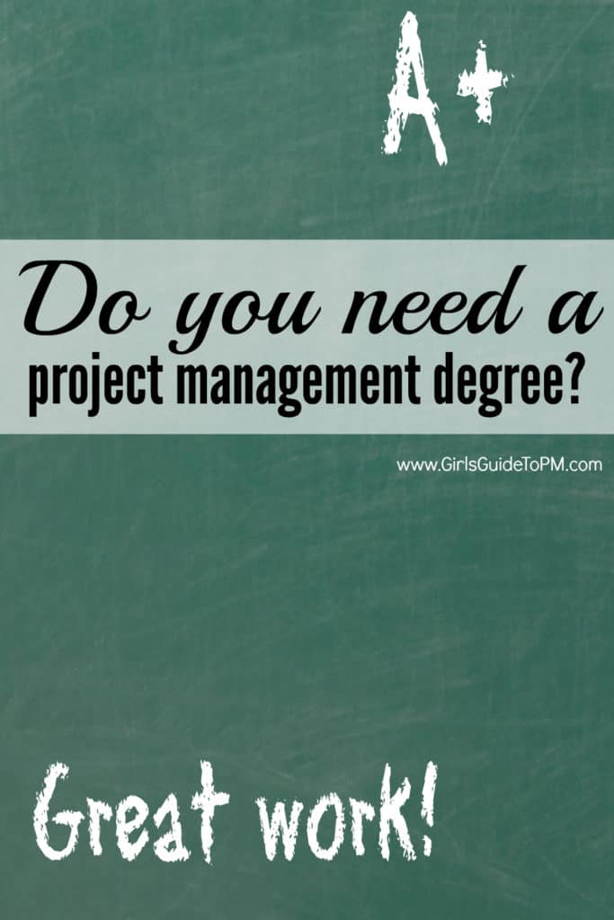 Learn whether a project management degree is right for you #projectmanagement