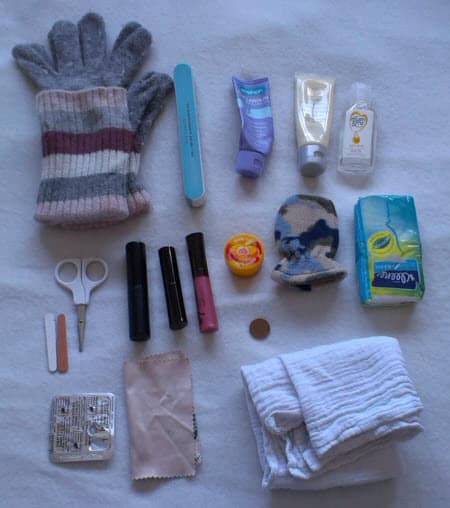 Some of the things I found in my handbag