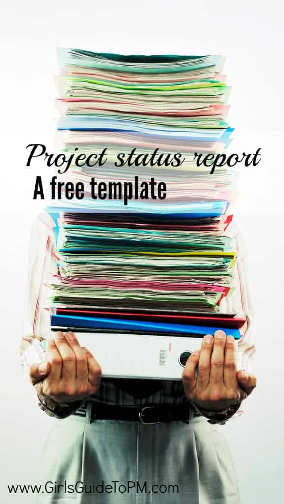 Get a free status report template to easily tell your manager what progress you have made #projectmanagement
