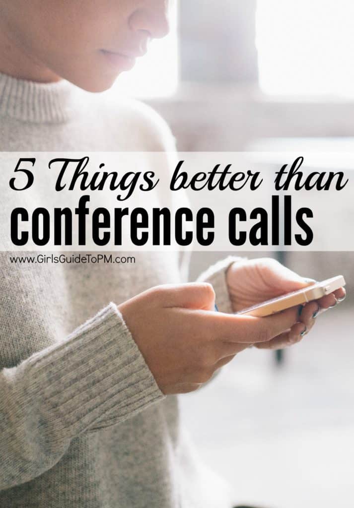 Find out what you can use instead of conference calls at work. There are better options!