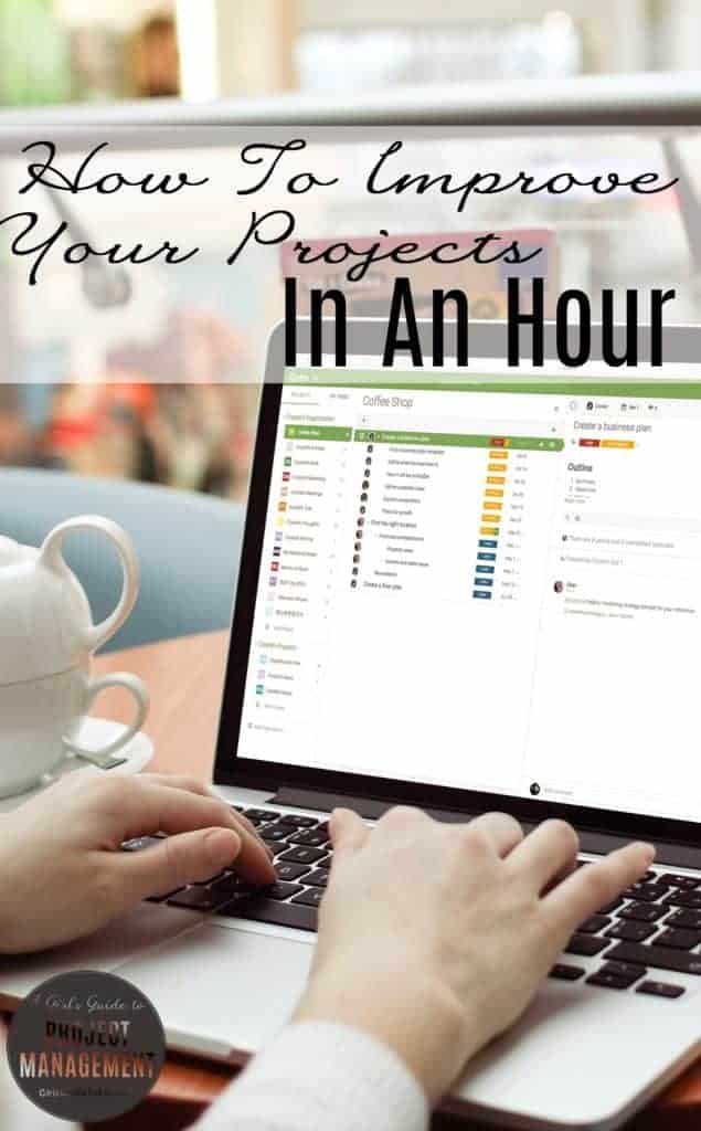 Learn how to improve your projects at work in under an hour! Great tips for people managing teams and To Do lists