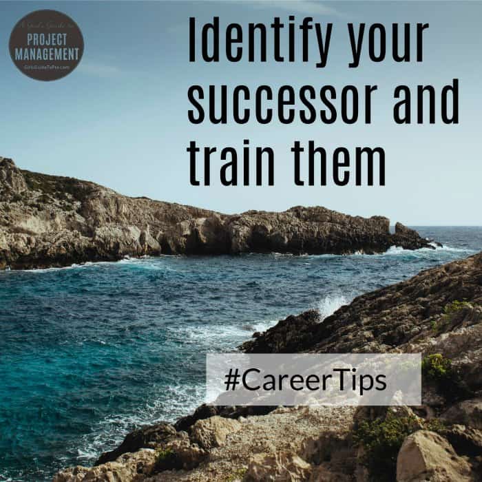 Identify your successor and train them