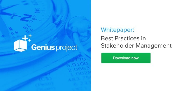 Advert for Genius project whitepaper with green button asking you to download it now