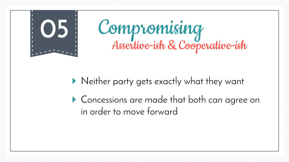 compromising for conflict resolution