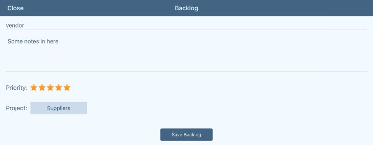 Backlog showing in Roadmap Planner