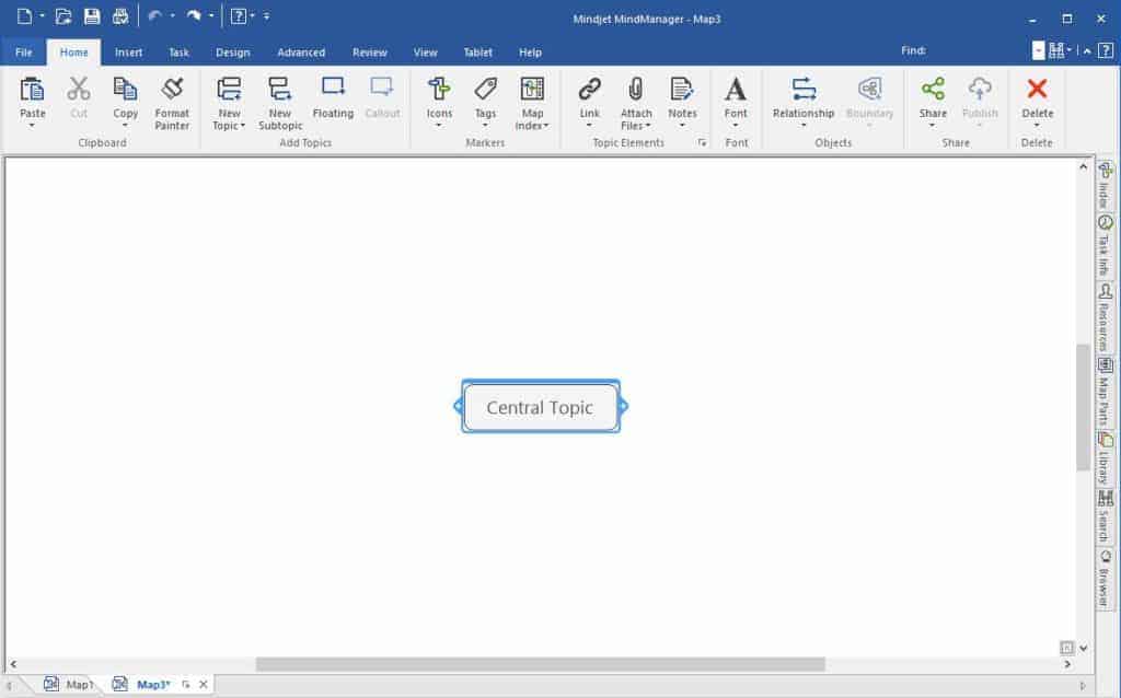 how to create a mindmap in Mindmanager