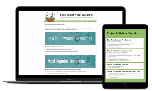 Get free project management templates in this resource library