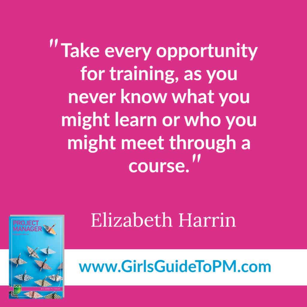 Elizabeth Harrin quote