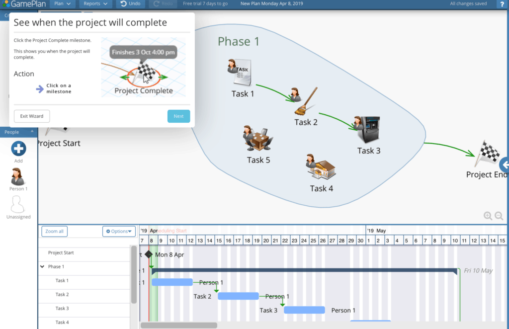 GamePlan dependencies