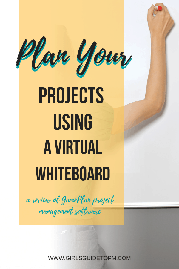 Plan your projects using a virtual whiteboard