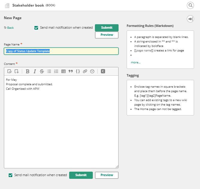 Backlog wiki example