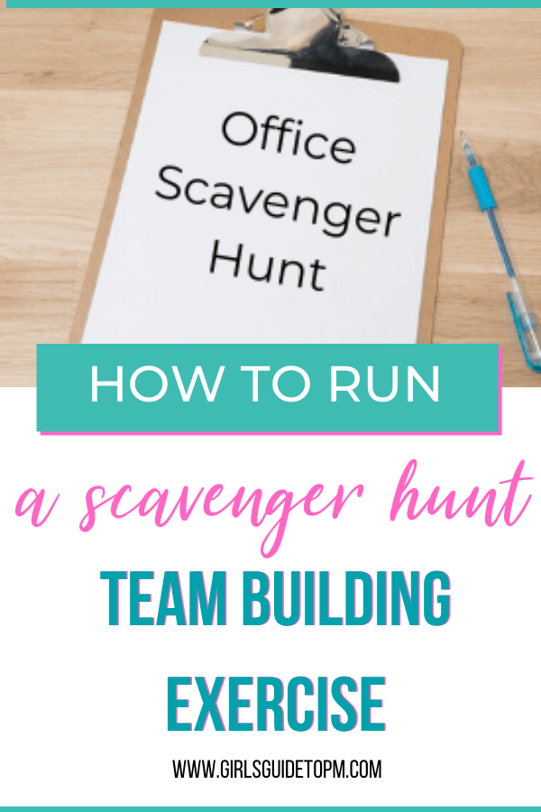 how to use a virtual scavenger hunt for team building at work