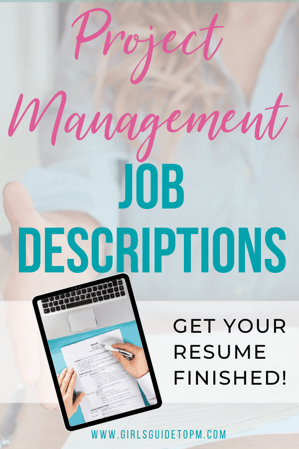 Finish filling out your resume or online career profile with these cut and paste project management job descriptions. Also a great resource for hiring the perfect project manager!