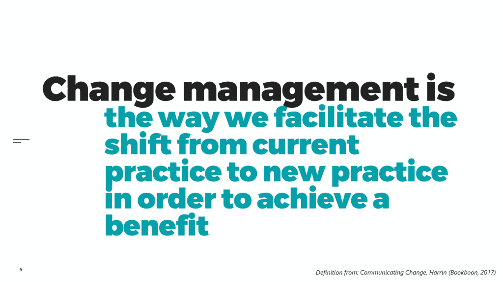 Change management definition