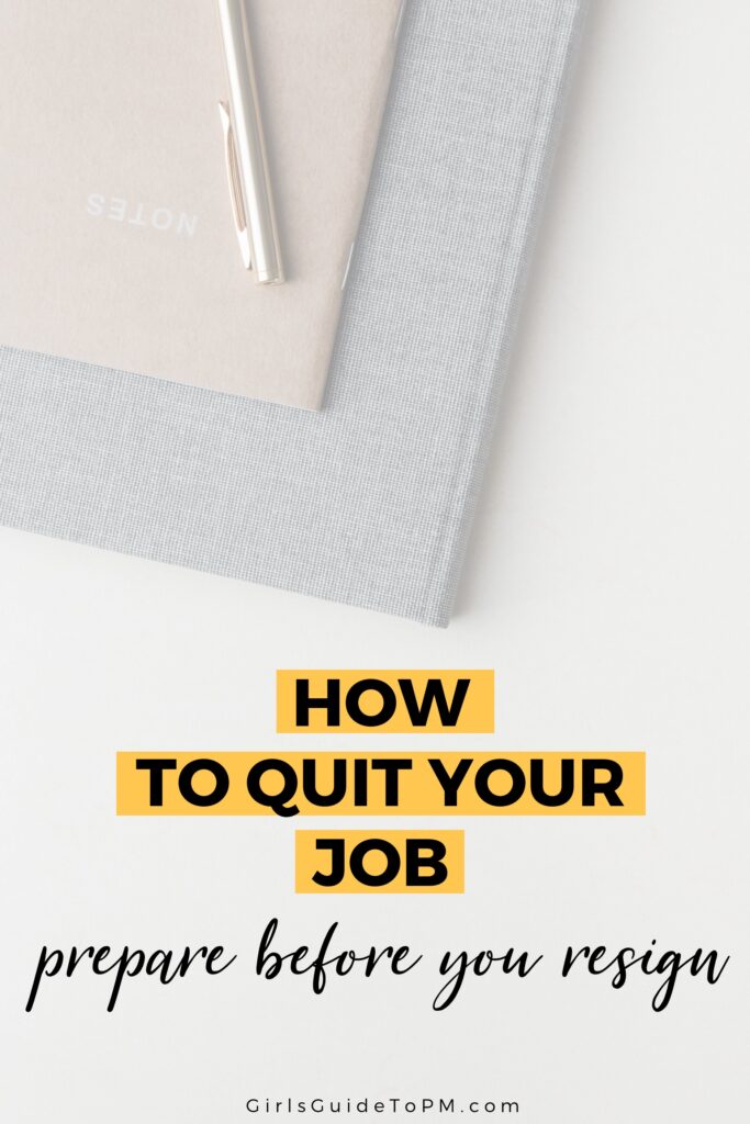 how to quit your job