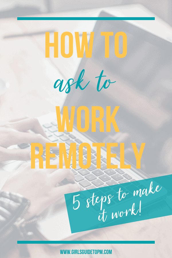 how to ask to work remotely