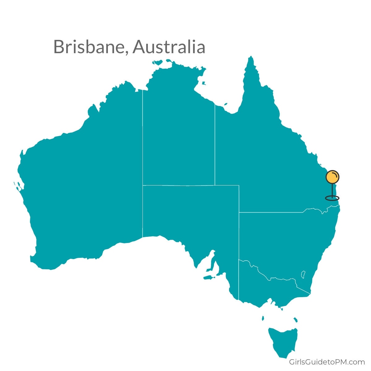 Brisbane Australia map