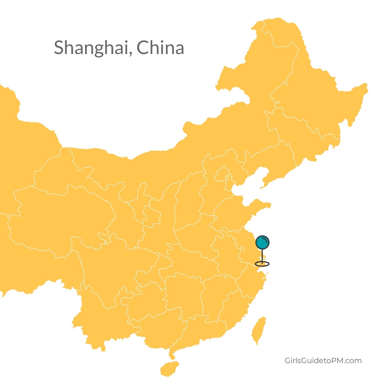 Shanghai China map