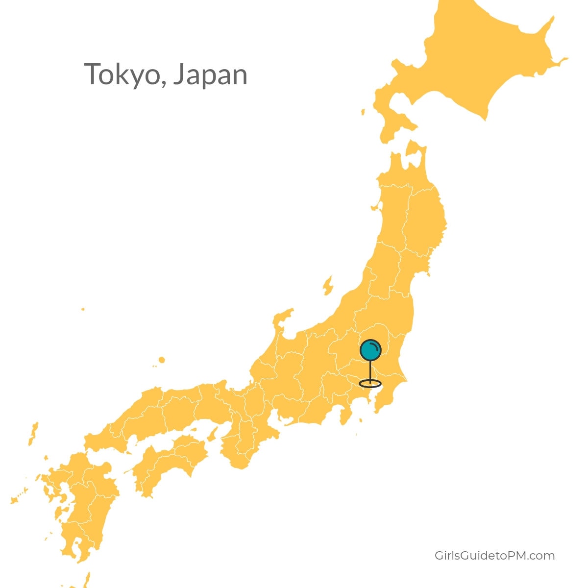 Tokyo Japan map