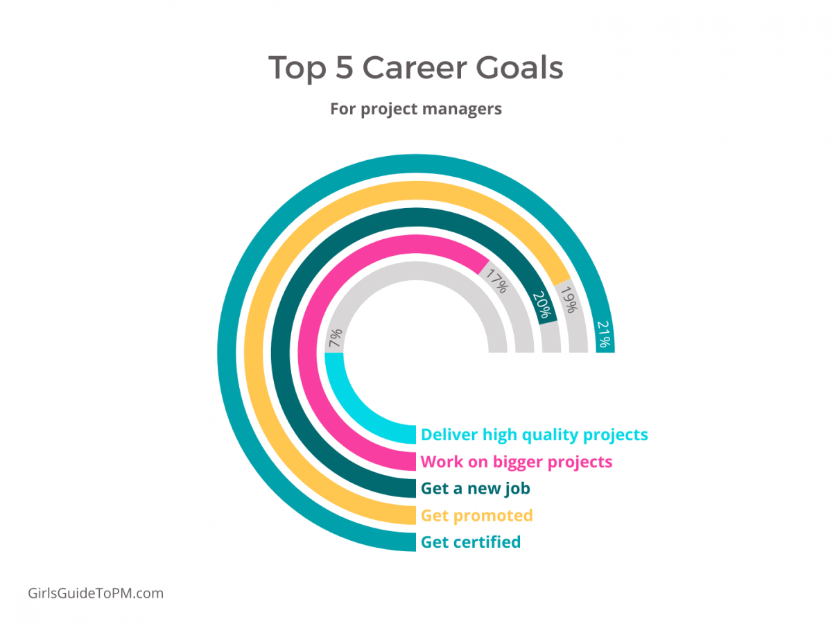 chart showing career goals