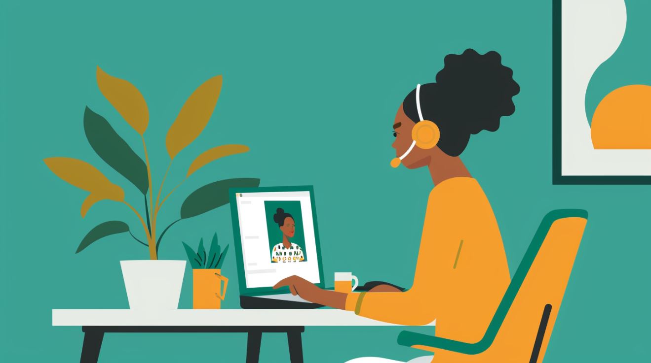 RACI/RASCI Charts: A Complete Guide 8 Woman talking to another woman on a video call