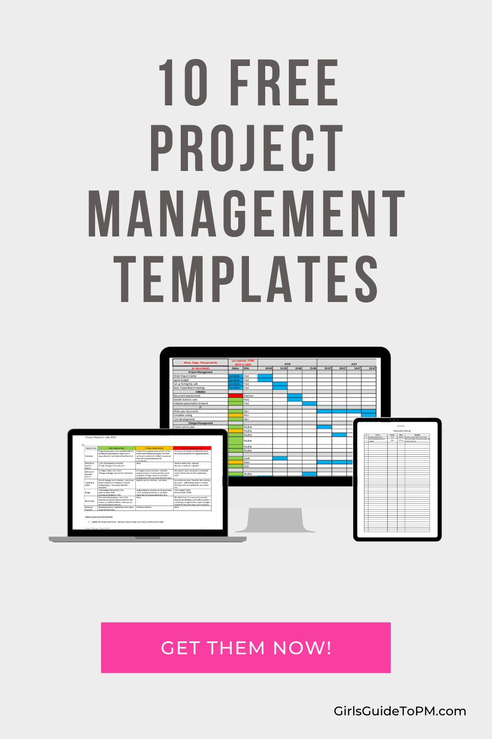 10 Free Project Management Templates