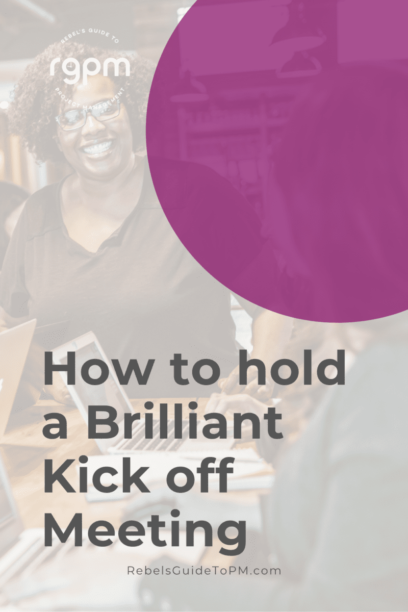 how to hold a brilliant kick off meeting