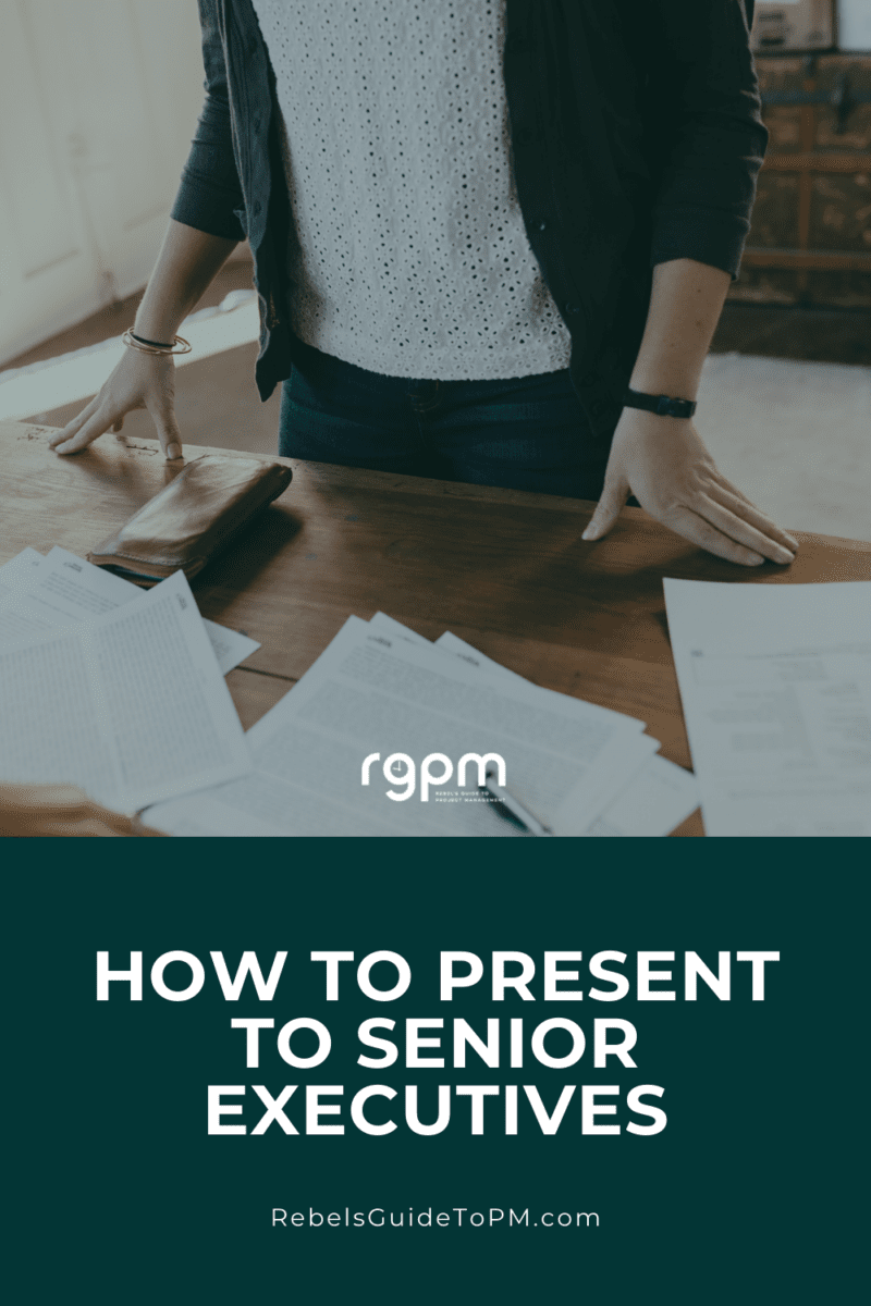 How to present to senior executives