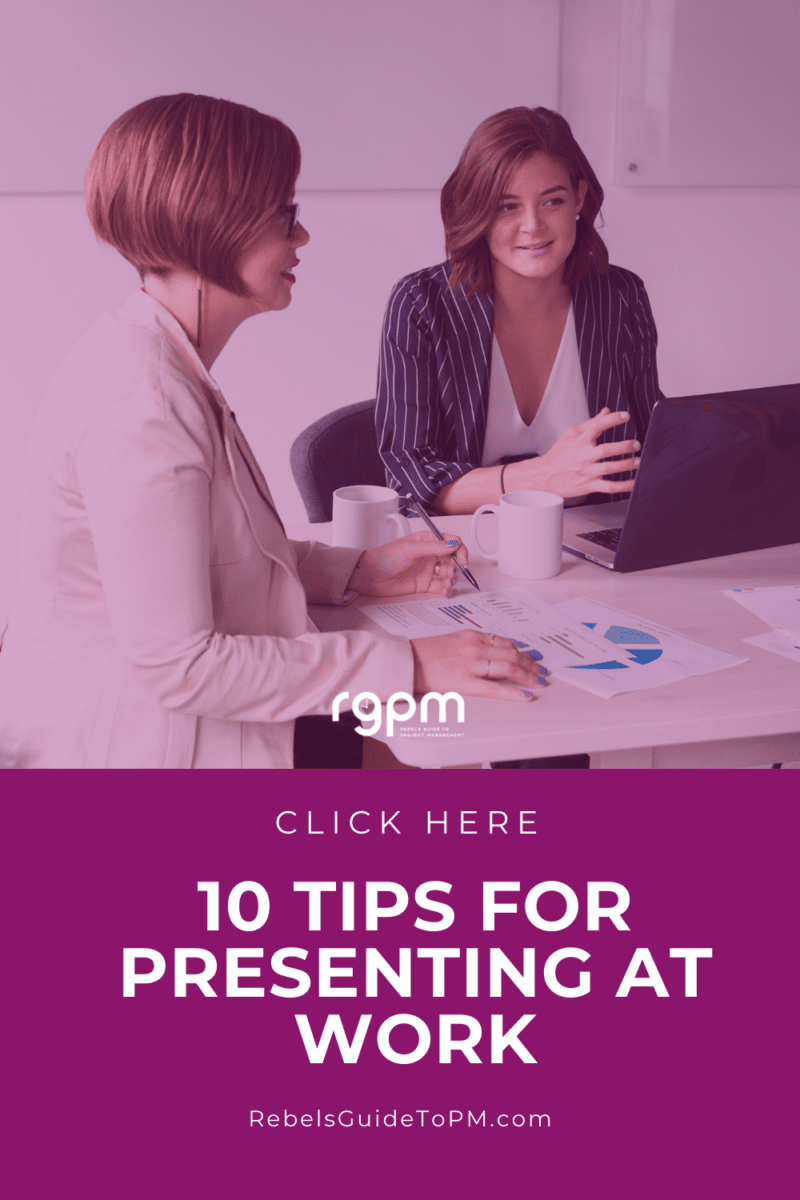 10 tips for presenting at work