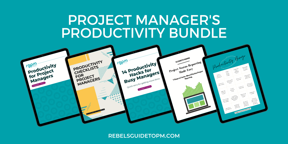 Project Managers Productivity Bundle Email 1