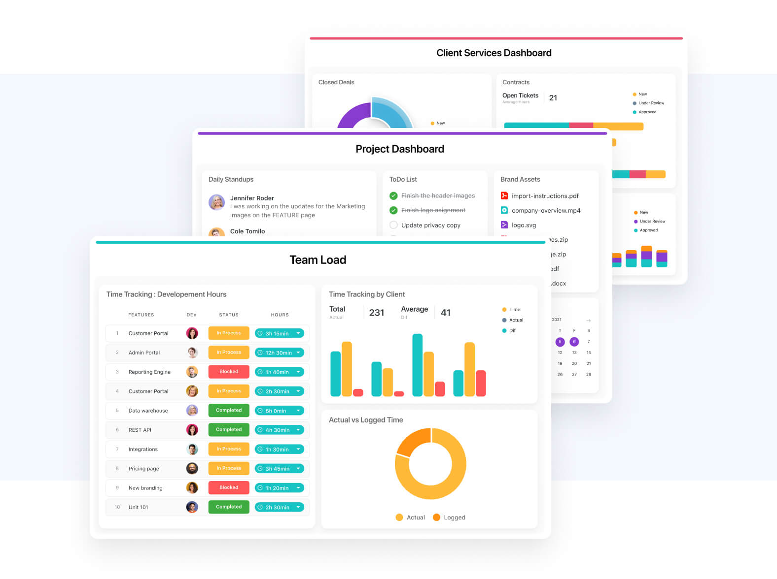 SmartSuite dashboard