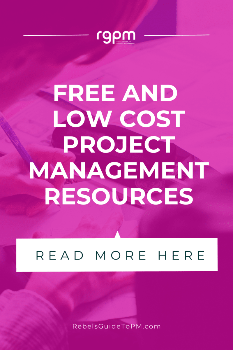 Free and low cost project management resources