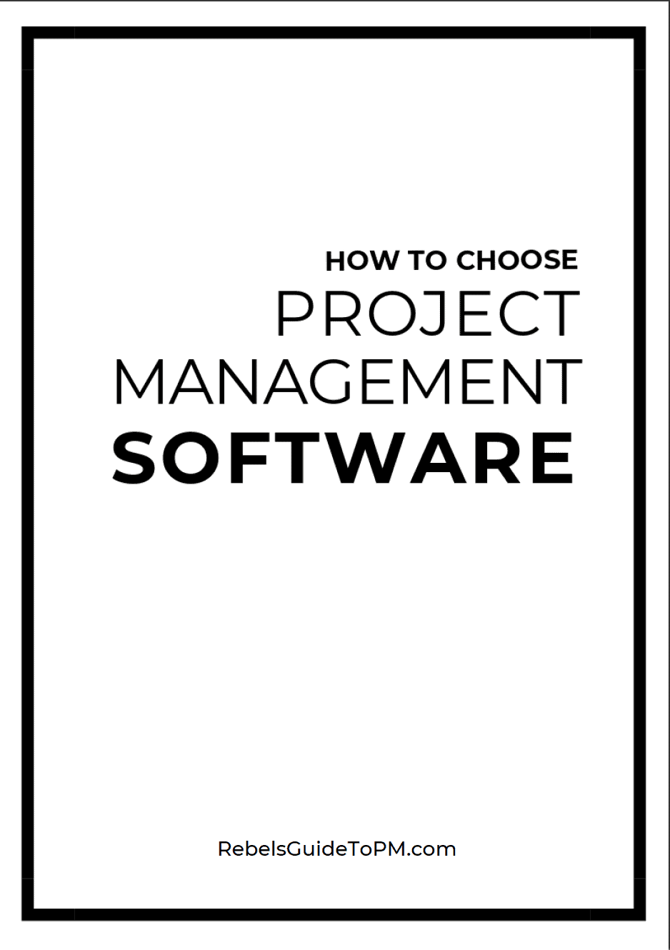 How to choose project management software