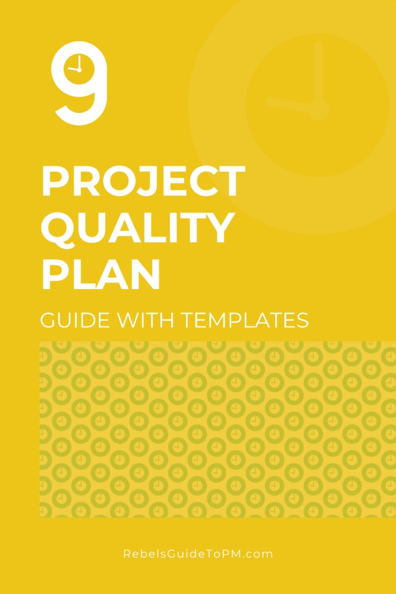 project quality plan pin