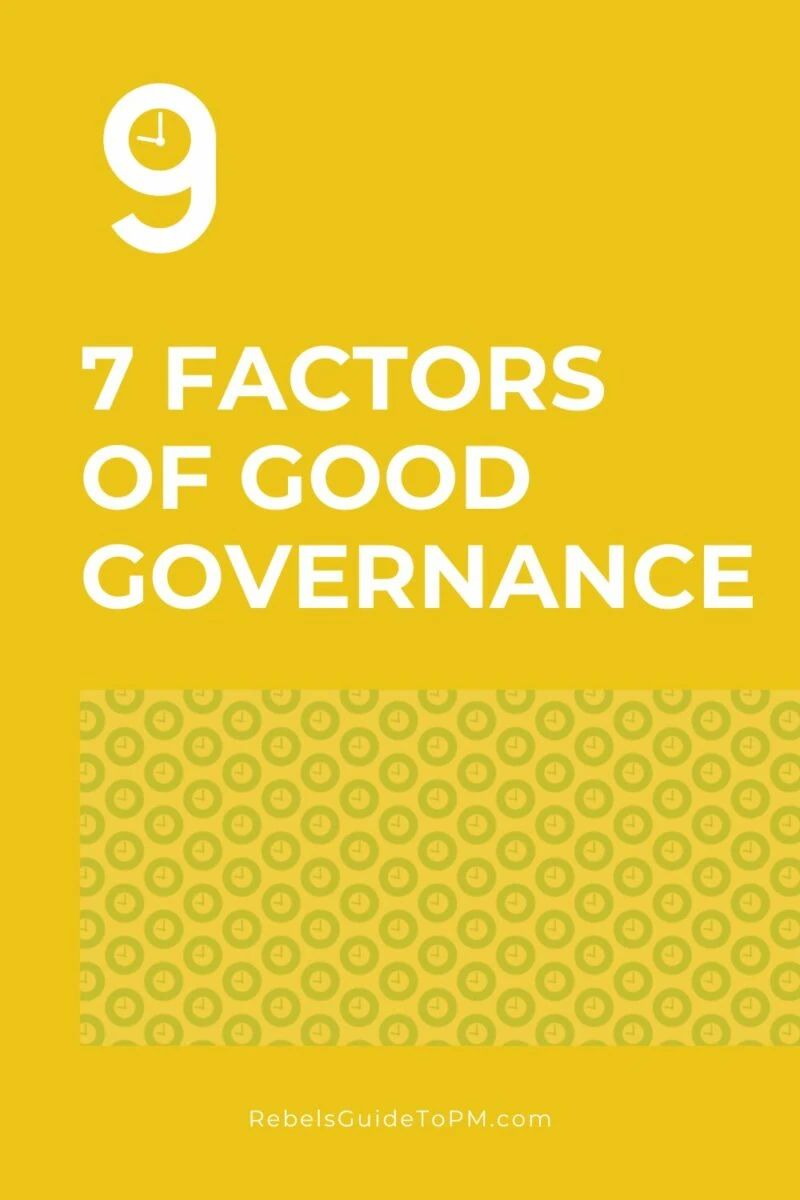 factors of good governance