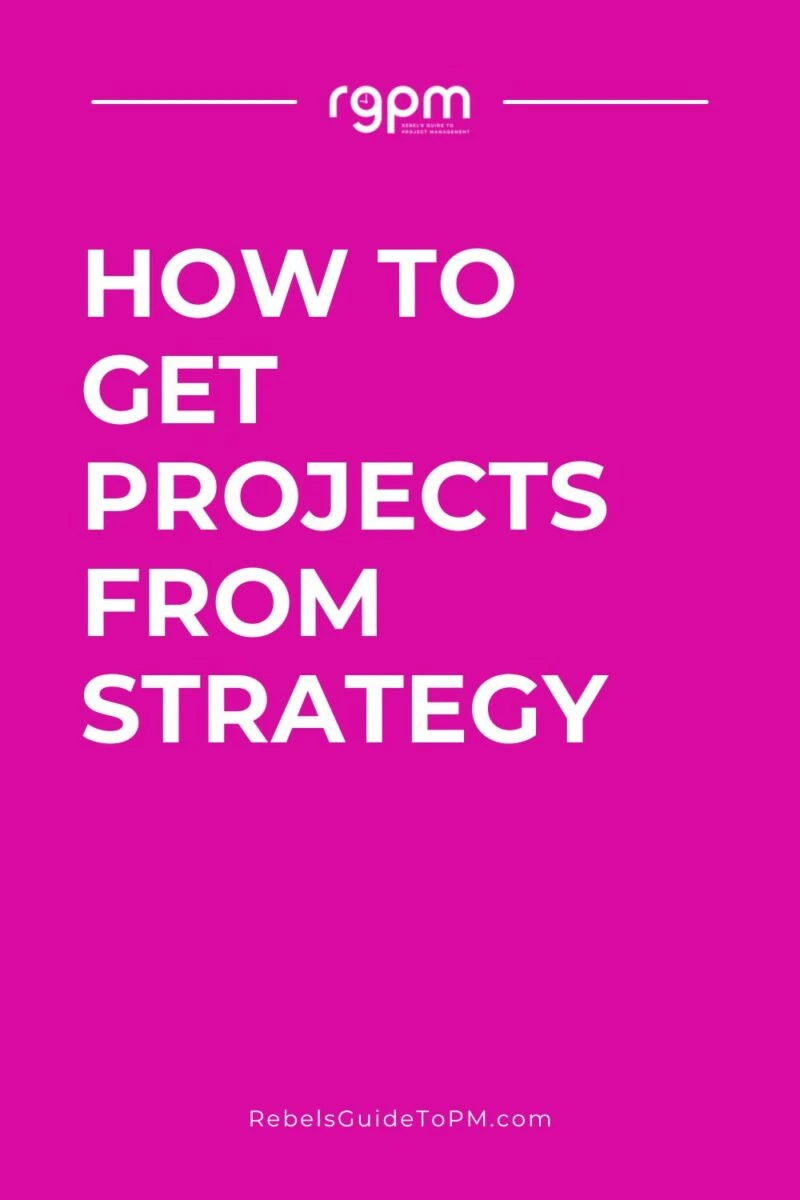 how to get projects from strategy