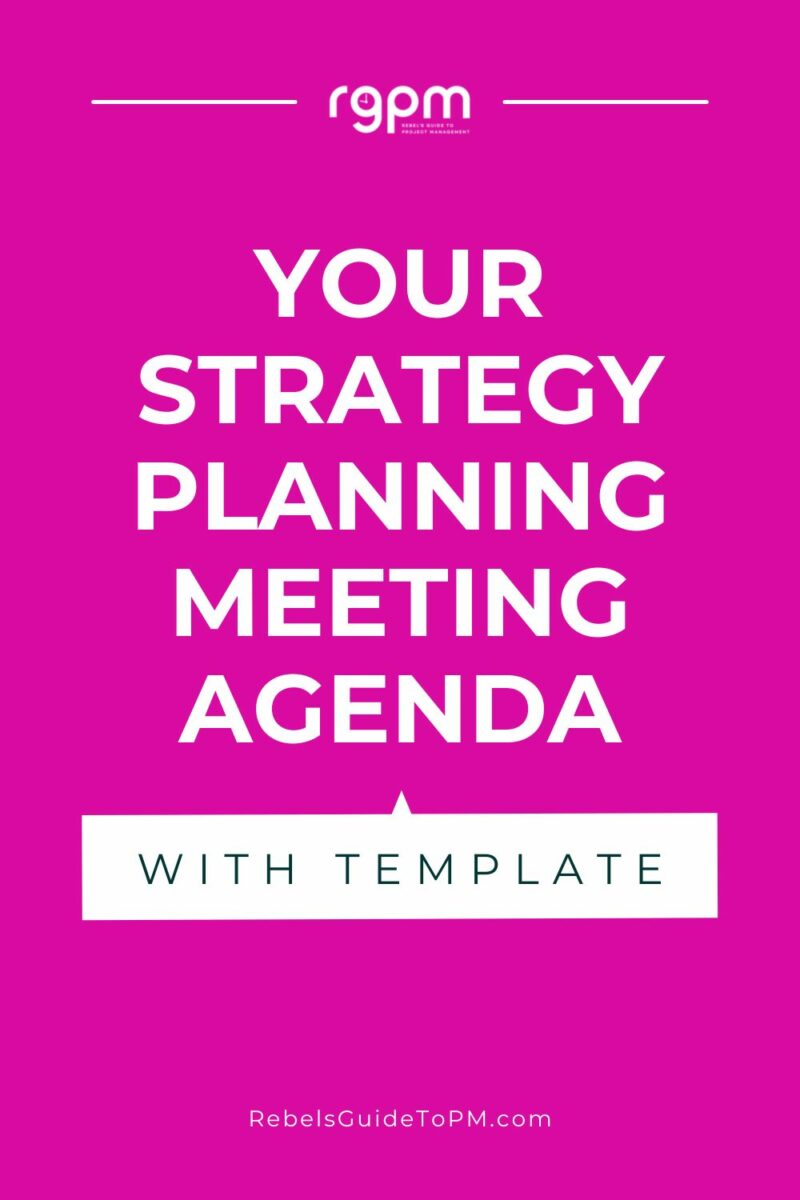 strategy planning meeting agenda