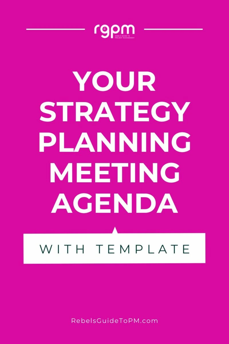 strategy planning meeting agenda