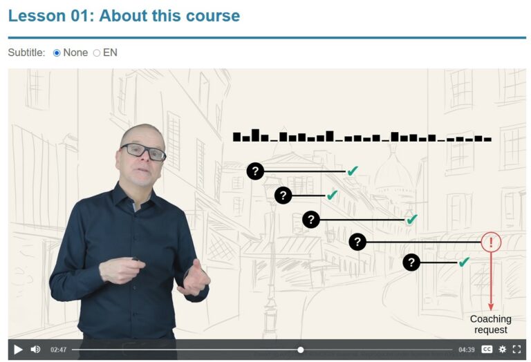 Screenshot from course materials.