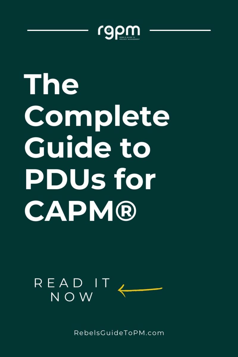 how to earn pdus for capm