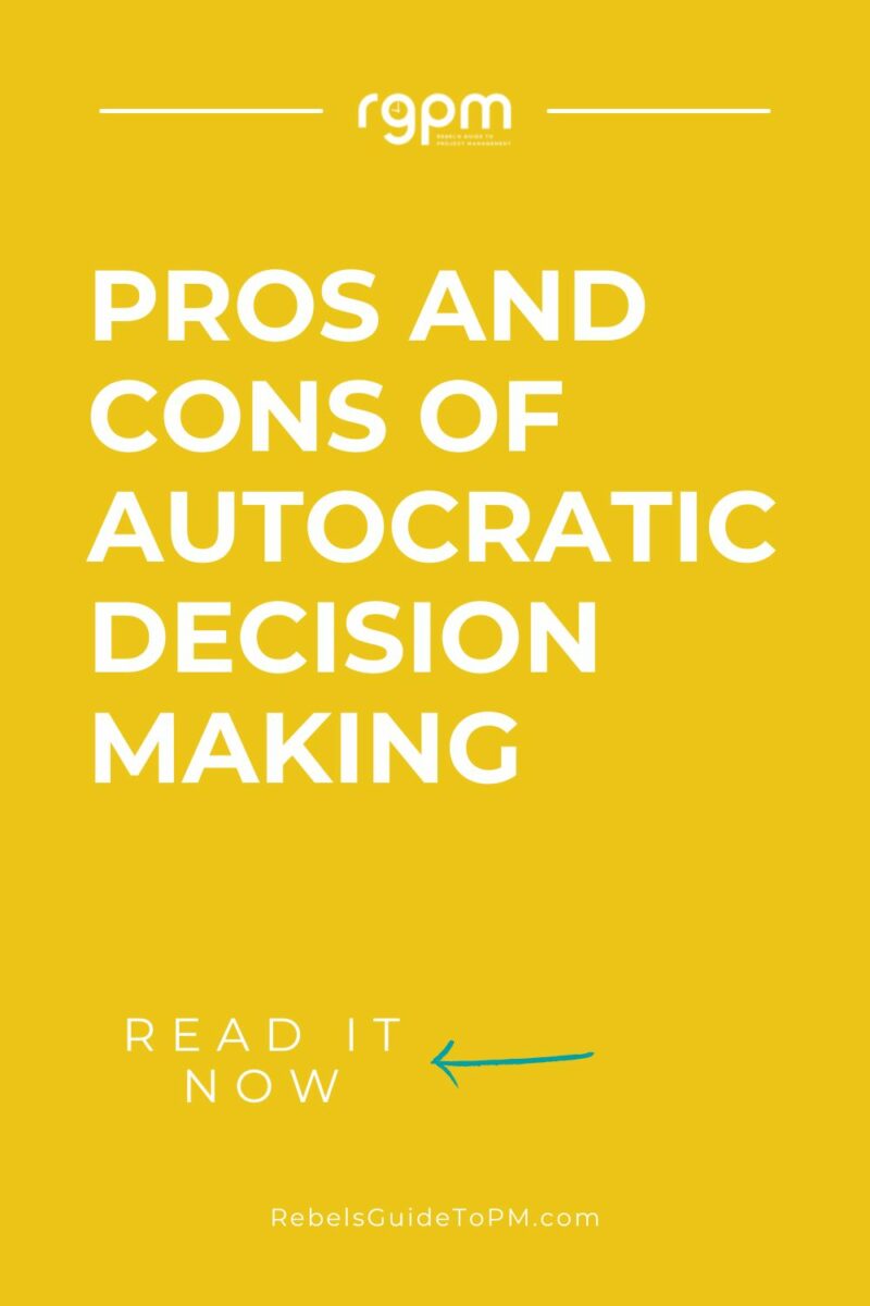 autocratic decision making