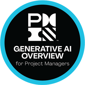 Generative AI Overview for Project Managers badge