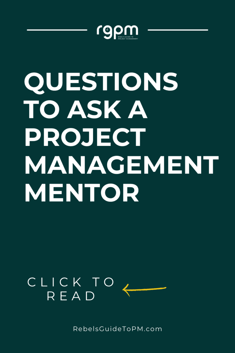 questions to ask a project management mentor