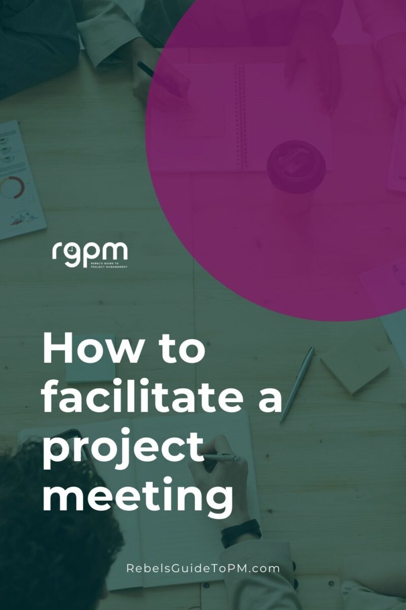 how to facilitate a project meeting