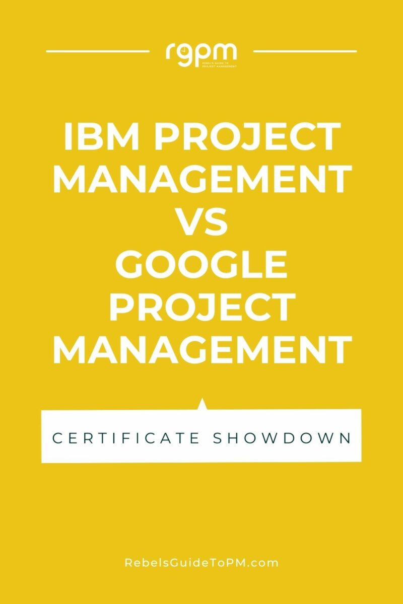ibm project management vs google project management certificate