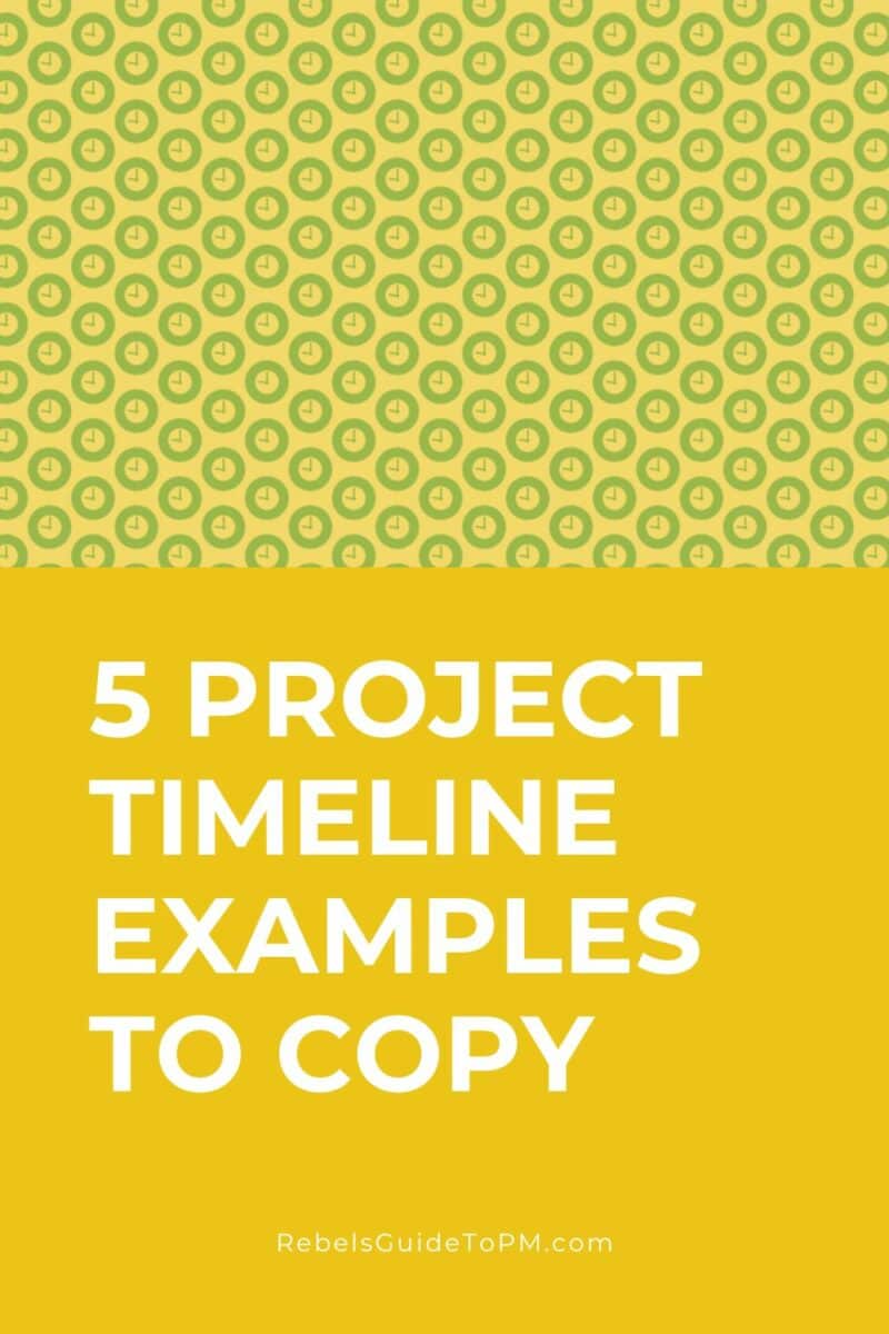 5 project timeline examples to copy
