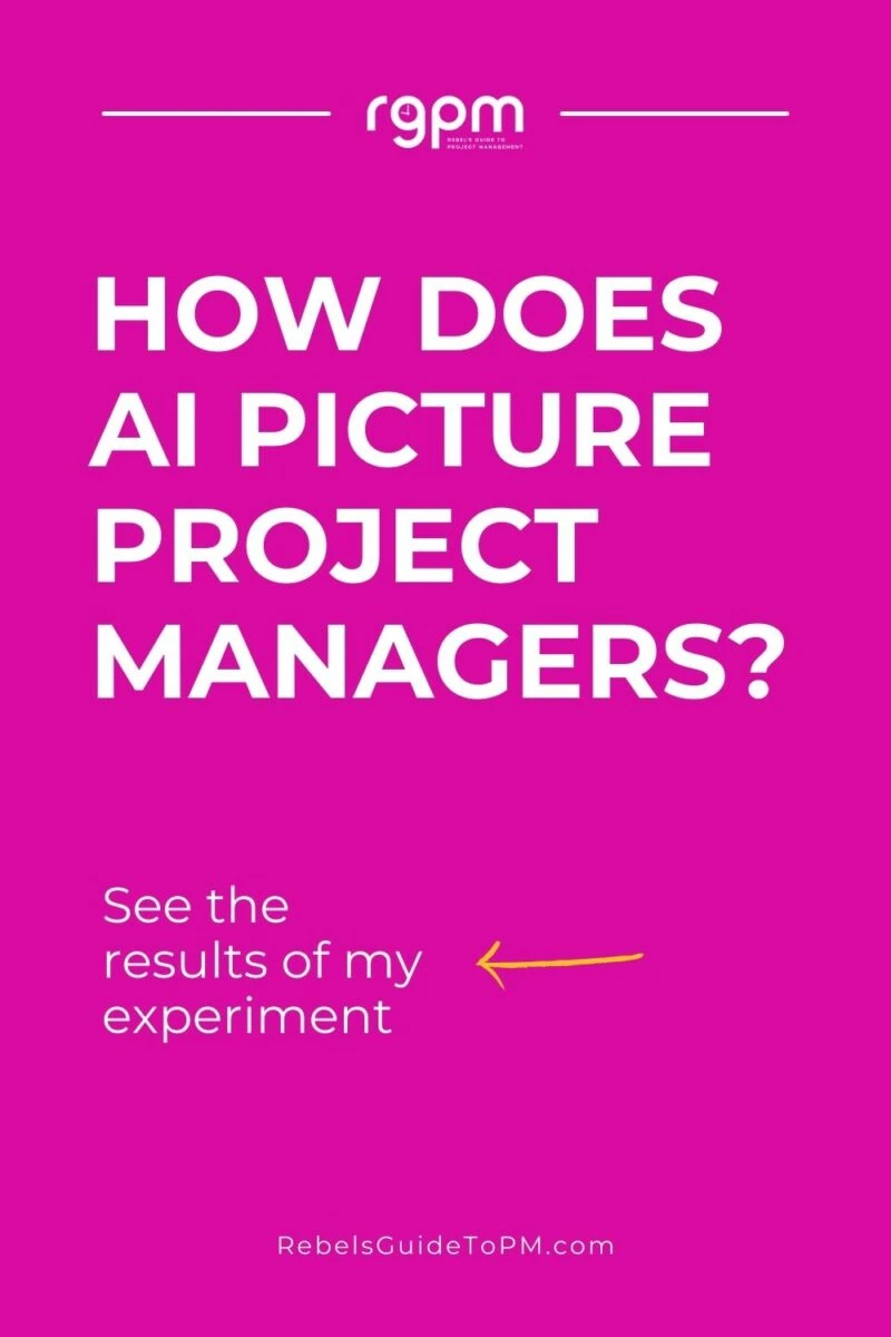 pin image with text: how does ai picture project managers