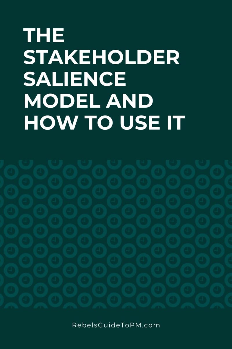 pin image with text: the stakeholder salience model and how to use it