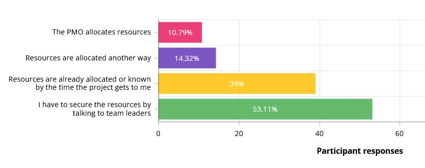 Resource allocation on multiple projects graph